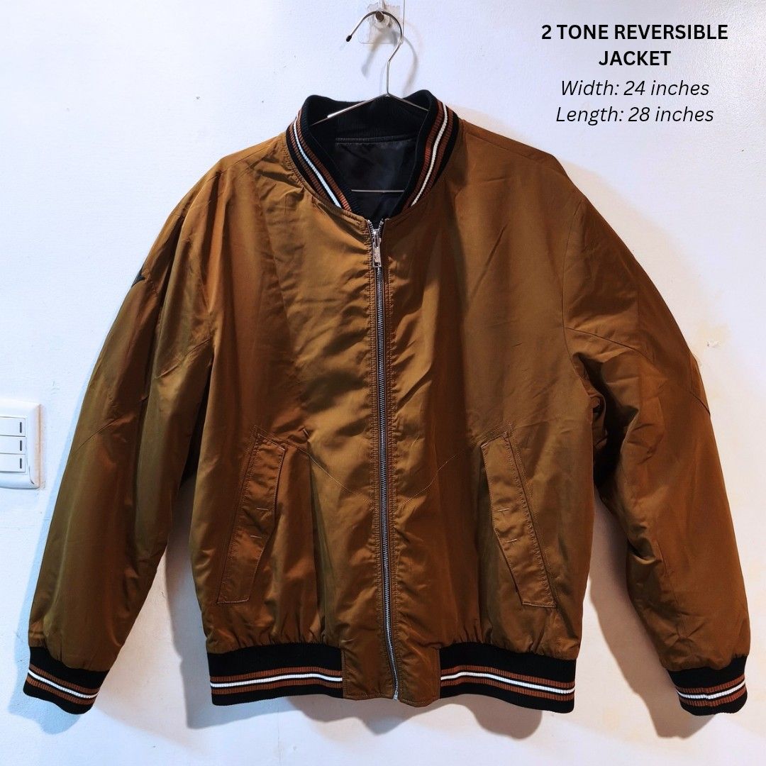 SEPTWOLVES TWO TONE TWO WAY JACKET (Category: Coats, Jackets and Outerwear) located in Quezon City. Submitted by trendyretro (Listing ID 1463729194, Image 1). Description: Brand new, Never used. 💯 quality! XL to 2XL embroidered back design reversible 2 colors in 1 jacket thick/padded windbreaker great for motorcycle rides.