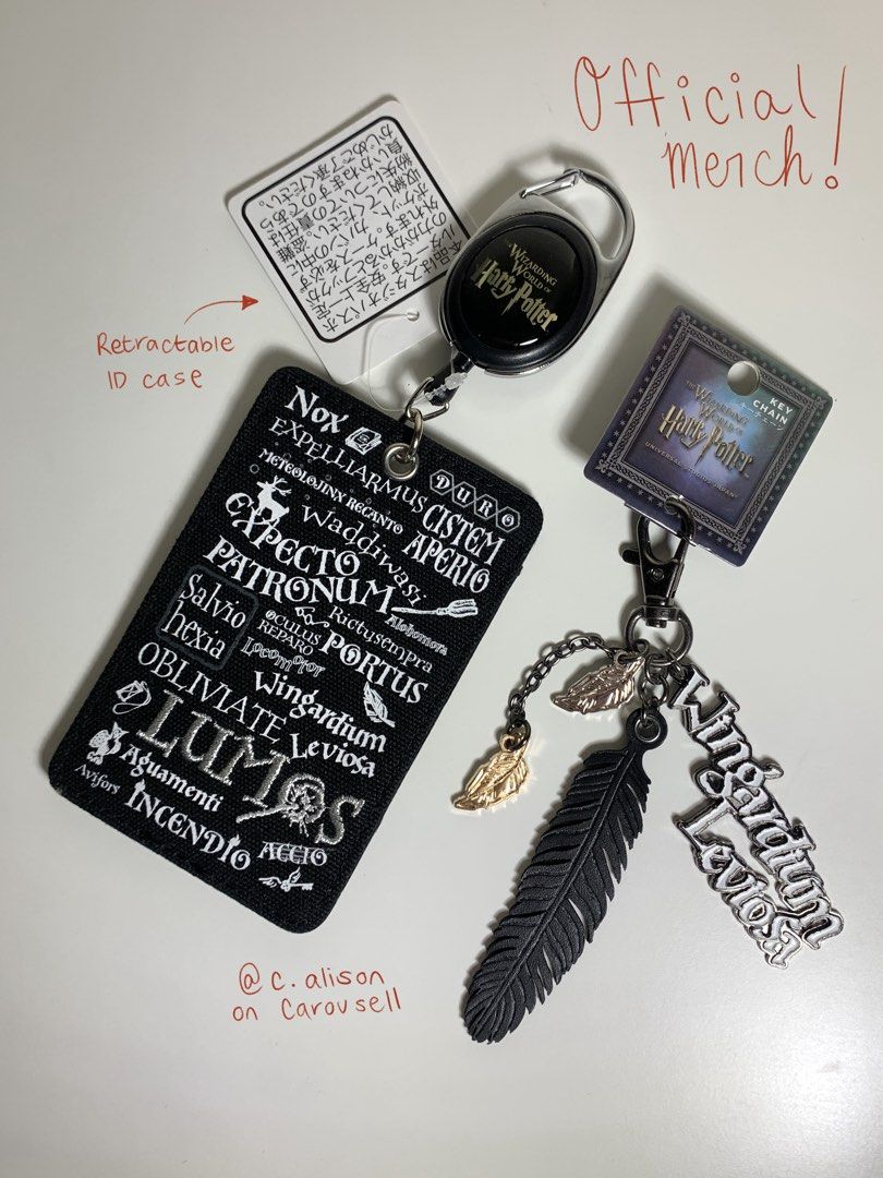 (Set) Official Harry Potter ID Case & Keychain (Category: Western Merchandise) located in Angeles City. Submitted by c.alison (Listing ID 1463660548, Image 1). Description: Set for ₱1,250 Never used Official Harry Potter merchandise purchased from Osaka, Japan’s The Wizarding World of Harry Potter RFS: Moving out and these are just sitting in my drawer 📣 All of my listings will be taken down in February 2027 because I’m moving^^ Feel free to DM 