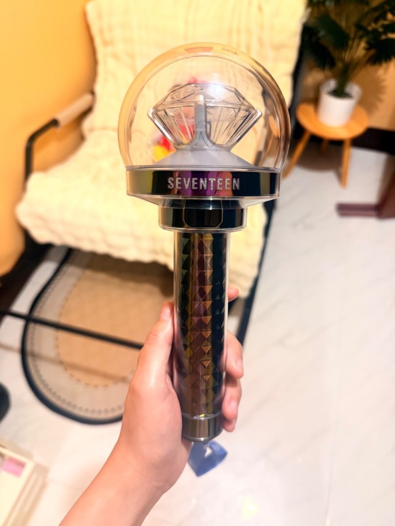 Seventeen light stick (Category: Looking For) located in Caloocan City. Submitted by tmmary (Listing ID 1463661753, Image 1). Description: “Bought in Weverse Japan. Authentic. Headband cover included.”.