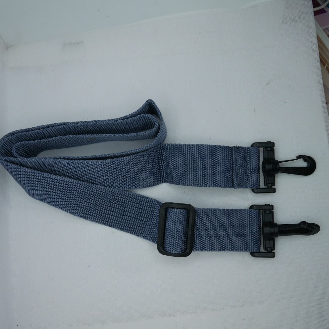 Shoulder bag strap dark gray with plastic black hooks (Category: Backpacks) located in Valenzuela. Submitted by cletini (Listing ID 1463697490, Image 1). Description: Japan quality Green Adjustable Bag Strap – Wide Webbing 📌 Width: Approx. 1.5 📌 Length: Approx. 40–45" adjustable Item location: Valenzuela 60719 SJ KRTC GB #BagStrap #ReplacementStrap #AdjustableStrap #ShoulderStrap #CrossbodyStrap #BagAccessories #DIYBag #BagHardware #GrayStrap #