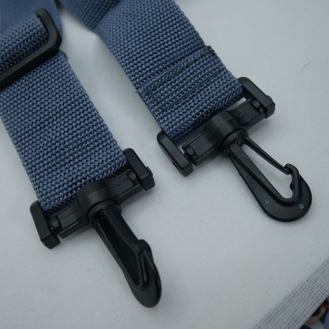 Shoulder bag strap dark gray with plastic black hooks (Category: Backpacks) located in Valenzuela. Submitted by cletini (Listing ID 1463697490, Image 2). Description: Japan quality Green Adjustable Bag Strap – Wide Webbing 📌 Width: Approx. 1.5 📌 Length: Approx. 40–45" adjustable Item location: Valenzuela 60719 SJ KRTC GB #BagStrap #ReplacementStrap #AdjustableStrap #ShoulderStrap #CrossbodyStrap #BagAccessories #DIYBag #BagHardware #GrayStrap #
