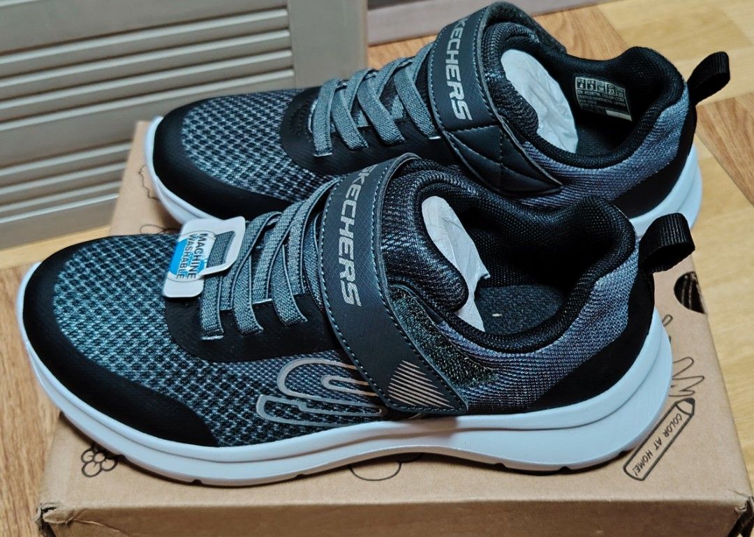 Skechers Kids - Size 4 (Category: Babies & Kids Fashion) located in Paranaque City. Submitted by dudezz1222 (Listing ID 1463578865, Image 2). Description: - Skechers sneakers for kids, brand new, Size 4 - Easy velcro strap and laces - Machine washable - super convenient for parents! - Great for everyday wear and active play - Comes in original box - Get them before they're gone!.
