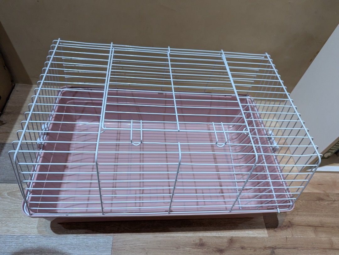 Small animal cage and litter box set (Category: Homes & Other Pet Accessories) located in Quezon City. Submitted by r.ruste (Listing ID 1463712915, Image 1). Description: Cage dimensions: 70 (L) x 45 (W) x 36 (H) cm Litter box dimensions: 42 (L) x 28 (W) x 12 (H) cm / Entry point height: 5.5cm Reasons for sale: Cage was used for litter-box training. Training successful. ✌️ Litter box is too small. Selling these as a set. Please send a message if 