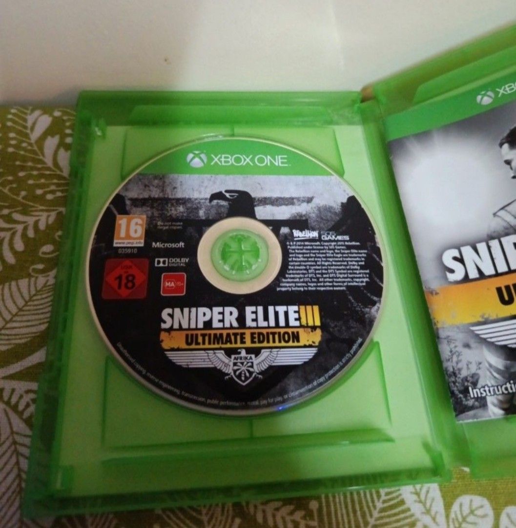 sniper elite 3 (Category: Xbox) located in Muntinlupa City. Submitted by markkeub (Listing ID 1463674774, Image 3). Description: pick up alabang send sameday lalamove or grab send full of phillipines flashexpress.