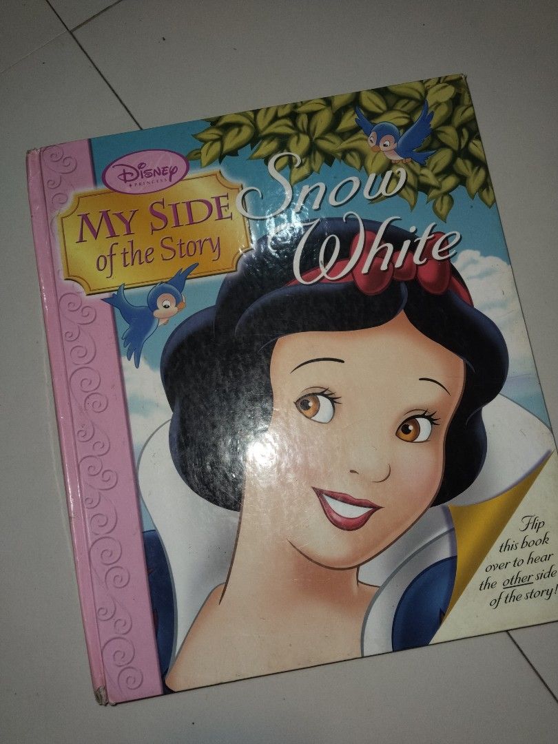 Snow White 2 sides stories (Category: Children's Books) located in Cavite. Submitted by krisandrakian (Listing ID 1463713510, Image 1). Description: my own preloved, 29 na ko now, so 10 yrs mahigit na siya sakin, bought for 1k that time sa national bookstore. 2 pages punit nothing important naman sa napunit. intro lang.