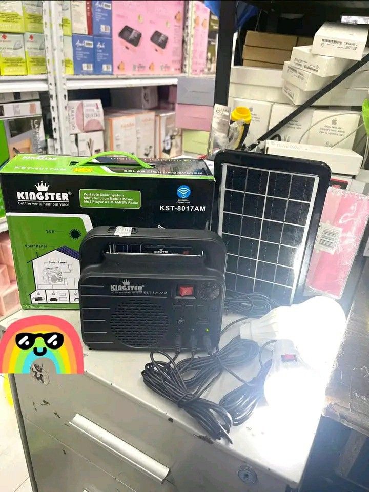 SOLAR LIGHT WITH RADIO & BLUETOOT (Category: Lighting) located in Manila. Submitted by wisecat_f7c143 (Listing ID 1463650532, Image 2). Description: BRAND NEW!!? PASS SA 1KYAW !! DITO TAYO SA 3 DIGITS LANG MAY SOLAR LIGHT WITH RADIO & BLUETOOTH SPEAKER KA NAAA!! LAKING TIPID NITO PARA SA MGA WAIS NA MAMSHIE DYAN! PERFECT LALO NGAYON LAGING MAY BAGYO! 📌SAGOT SA BROWNOUT ▪️SOLAR FAN WITH SPEAKER ▪️HIGH QUALITY ▪️Reachargeable ▪️with emergency ligh