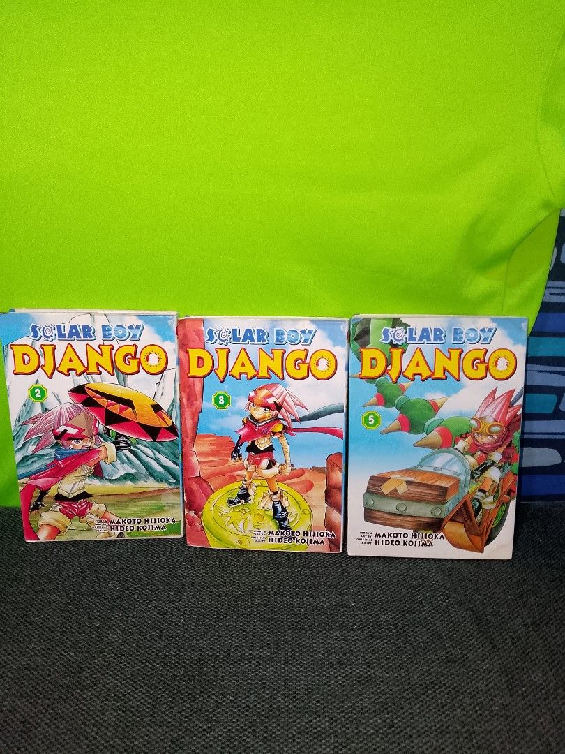 SOLARBOY DJANGO(rare vol.left) (Category: Character Goods) located in San Pedro. Submitted by bethc.729 (Listing ID 1463630825, Image 1). Description: Selling my solarboy django translated in English by CHUANGYI vol.2,3&5 for only 5,000. These manga is very rare and oop(out of print).These are in very good conditioned.message me for more pics..