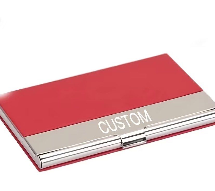 Solid Metal Personalized|Customized Business Card Holder 🔲 (Category: Wallets & Card holders) located in Cebu City. Submitted by luxurycollectionhouse (Listing ID 1463676453, Image 2). Description: Pre-Order Basis: We Will Craft The Business Card Holder From Scratch For You(7-10 Days). You Can Put Personalized Name Maximum Of 20 Characters(Letters)🏷️📛🪡🧵 Strictly No CANCELLATION If The Order Is Confirmed ❗️‼️❗️ INCLUSIONS: Ziplock Plastic. CO