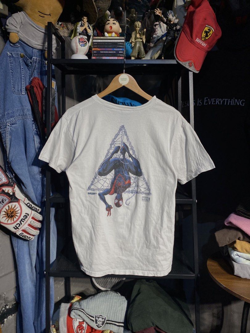 SPIDERMAN SHIRT by MARVEL (BLUE) (Category: Tshirts & Polo Shirts ) located in San Pablo. Submitted by genesisllo24149 (Listing ID 1463668714, Image 2). Description: SPIDERMAN SHIRT by MARVEL (BLUE) LENGTH -> 26 WIDTH -> 19.5 ISSUE -> LINTS CONDITION -> GOOD DM TO PURCHASE 📥 DISCLAIMER: - Please manage your expectations, posted items are preloved, used & thrifted -Actual color may vary due to lighting -Flaker will be posted.