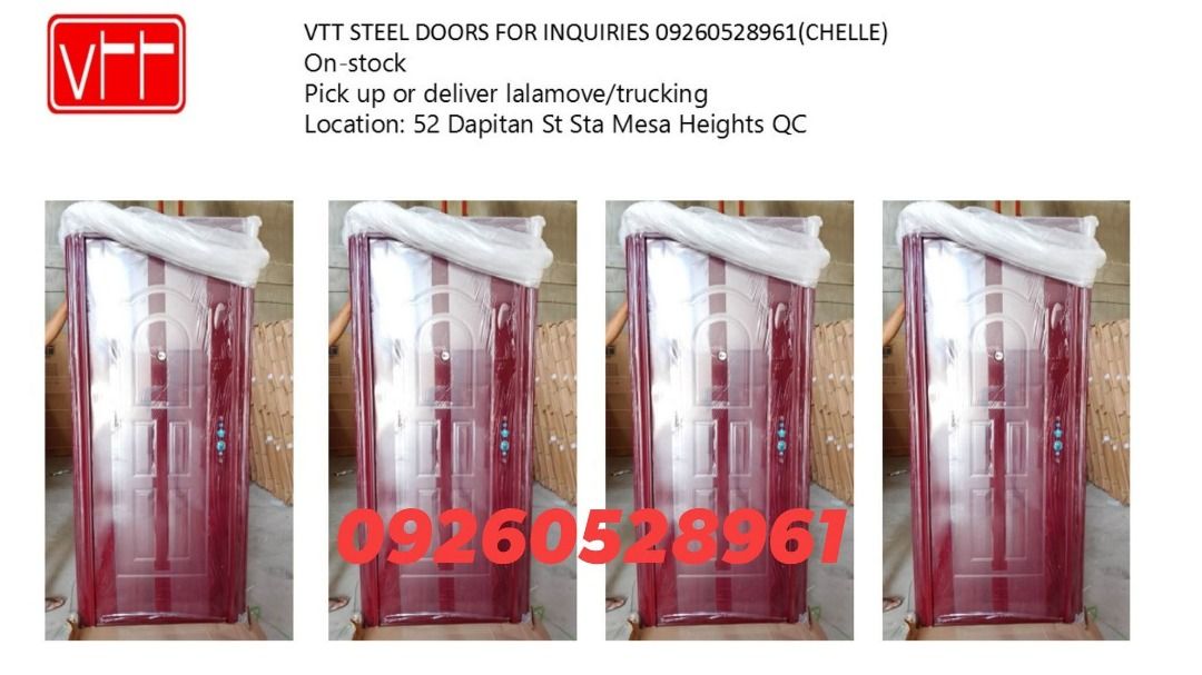 steel door (Category: Locks, Doors & Gates) located in Quezon City. Submitted by vttsteeldoor-chelle (Listing ID 1463638305, Image 1). Description: .