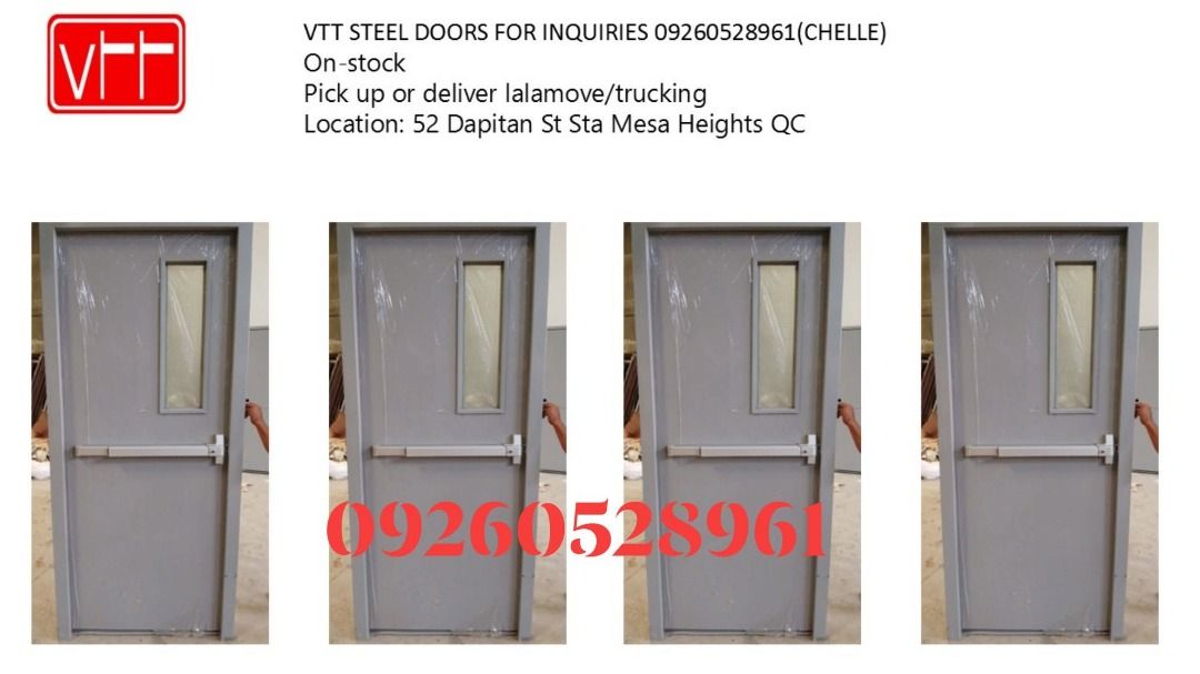 steel door (Category: Locks, Doors & Gates) located in Quezon City. Submitted by vttsteeldoor-chelle (Listing ID 1463638305, Image 2). Description: .