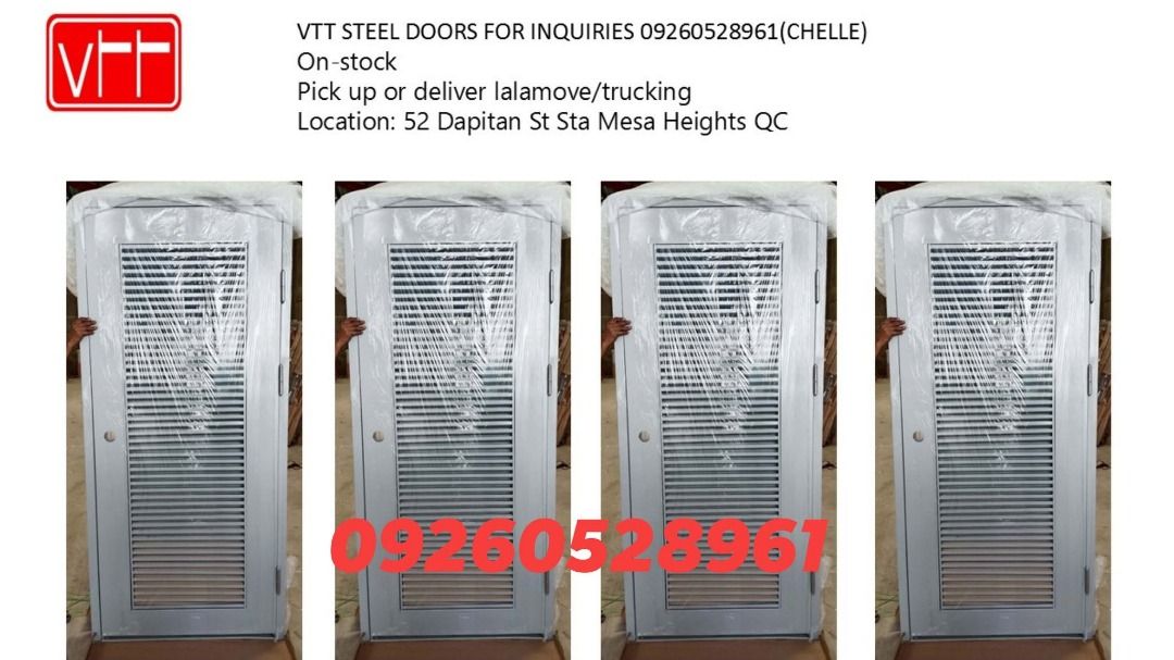 steel door (Category: Locks, Doors & Gates) located in Quezon City. Submitted by vttsteeldoor-chelle (Listing ID 1463638563, Image 1). Description: .
