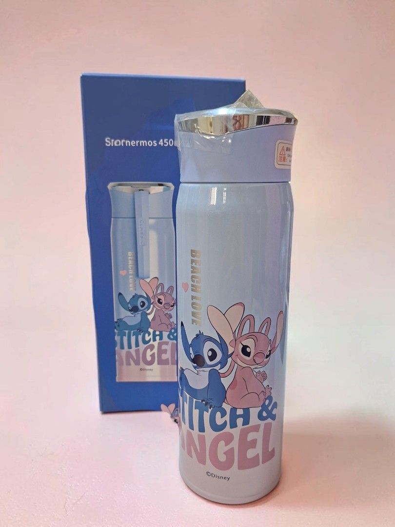 STITCH & ANGEL TESLA THERMOS (Category: Water Bottles & Tumblers) located in Las Pinas. Submitted by annachiaonair2037 (Listing ID 1463641768, Image 1). Description: STITCH & ANGEL TESLA THERMOS STAINLESS 450ML Disclaimer: I am not affiliated with, associated with, or authorized by any of the brands featured posted. Any mention of brand names, trademarks, or logos is solely for identification and reference purposes only..