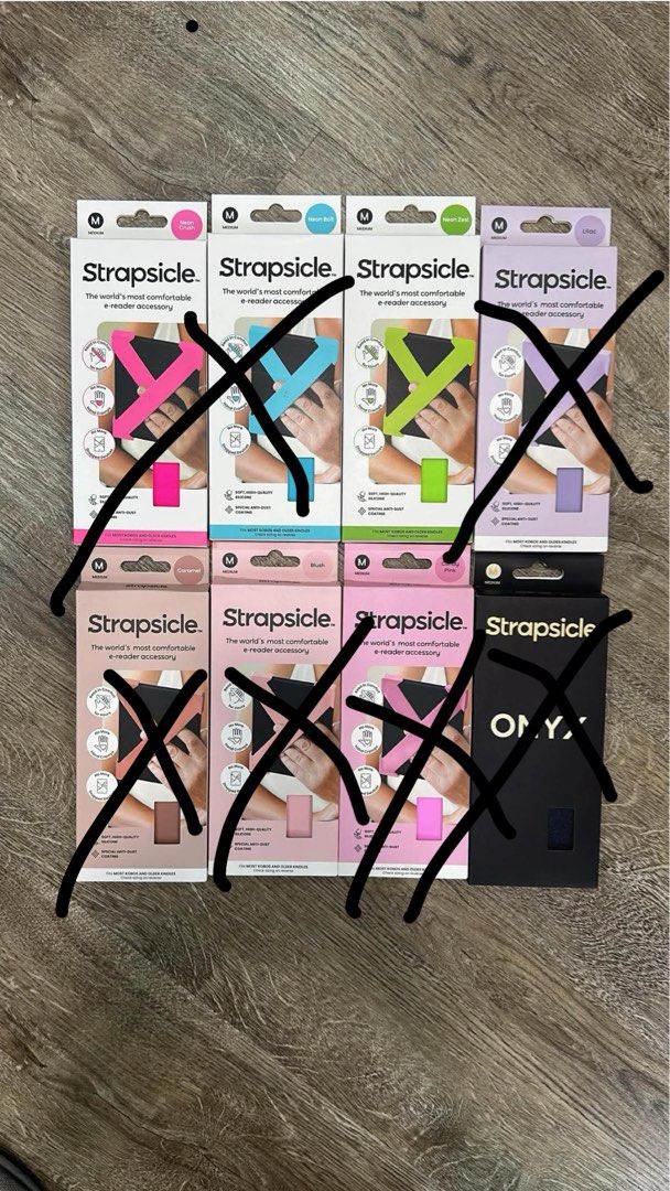 Strapsicle in Medium (Category: Cases & Sleeves) located in Manila. Submitted by prelovedbyaaaaaaa (Listing ID 1463741997, Image 3). Description: Used only for fitting. It didn’t fit my Kindle. Color: Neon Zest. Other colors are already sold..