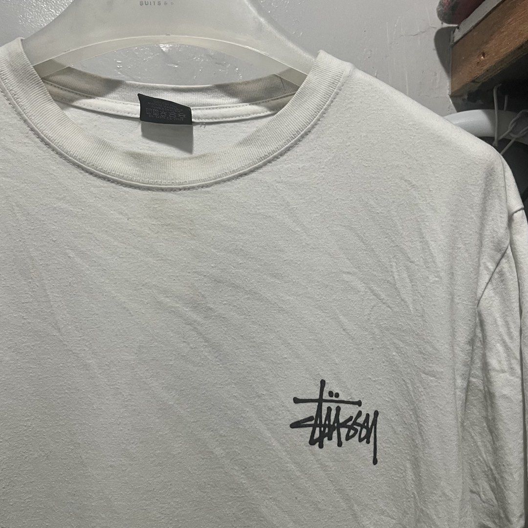 Stussy Basic Logo Tee (Category: Tshirts & Polo Shirts ) located in Davao. Submitted by lwnfits (Listing ID 1463721277, Image 3). Description: Stussy Basic Logo Tee Excellent UC Dimensions: Width: 21 Length: 27 Issue/s: Need wash Price: 850 + shipping .
