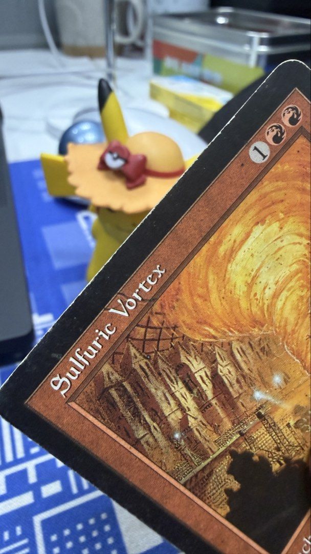 Sulfuric Vortex 106/143 Rare (Category: Raw Singles) located in Cavite. Submitted by jace.themerchant (Listing ID 1463587361, Image 3). Description: Sulfuric Vortex - Scourge - MP.