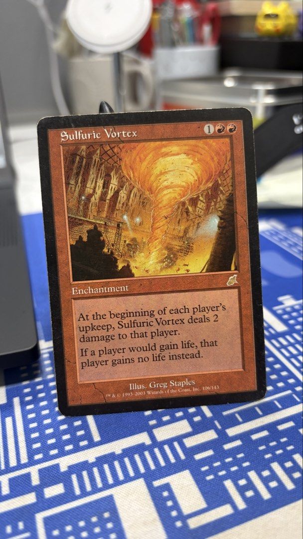 Sulfuric Vortex 106/143 Rare (Category: Raw Singles) located in Cavite. Submitted by jace.themerchant (Listing ID 1463587361, Image 1). Description: Sulfuric Vortex - Scourge - MP.
