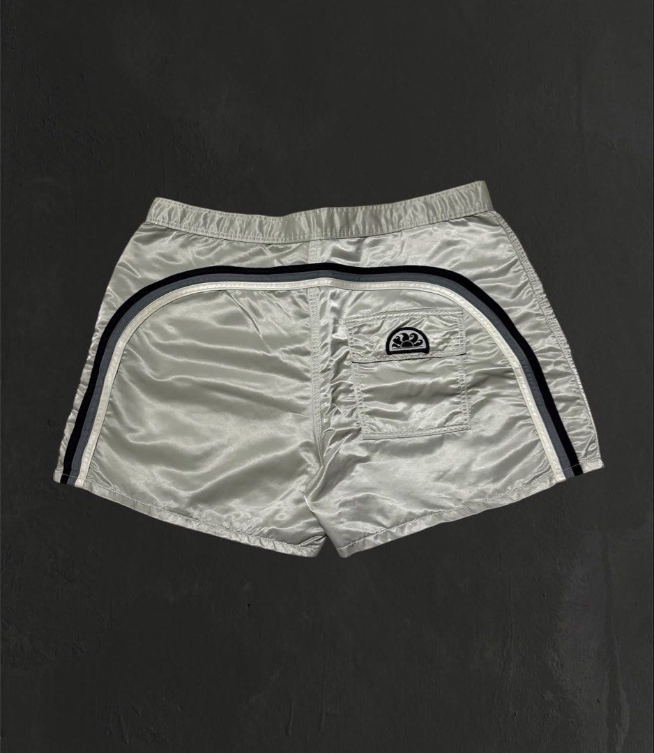 Sundeck swim shorts (Category: Shorts) located in Las Pinas. Submitted by thrftmnl. (Listing ID 1463673321, Image 3). Description: 90’s Sundek swim shorts Above the knee Size: 36 on tag Dimes Width: 34-36 Length: 15 Issue/s: none.
