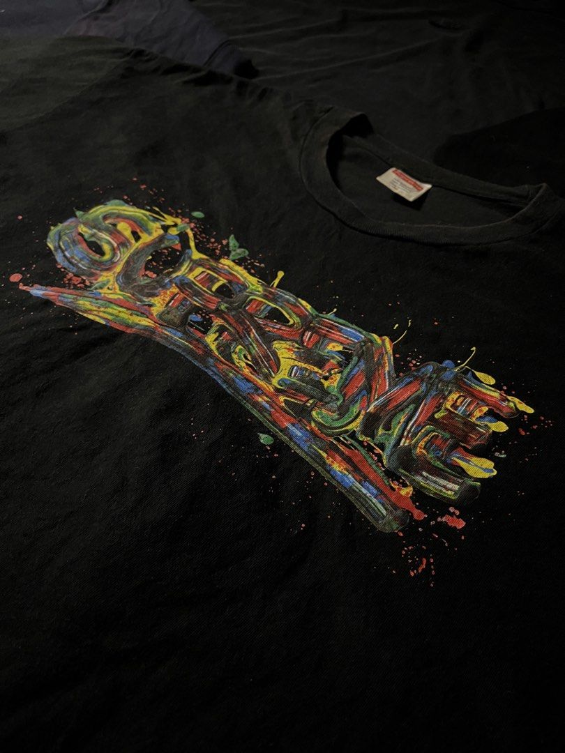 Supreme Paint Tee (Authentic) (Category: Tshirts & Polo Shirts ) located in Manila. Submitted by urbanhits (Listing ID 1463607665, Image 3). Description: SUPREME PAINT TEE / 30 length / 25 width / 10/10 Condition 10/10 Color Rate need wash (issue).