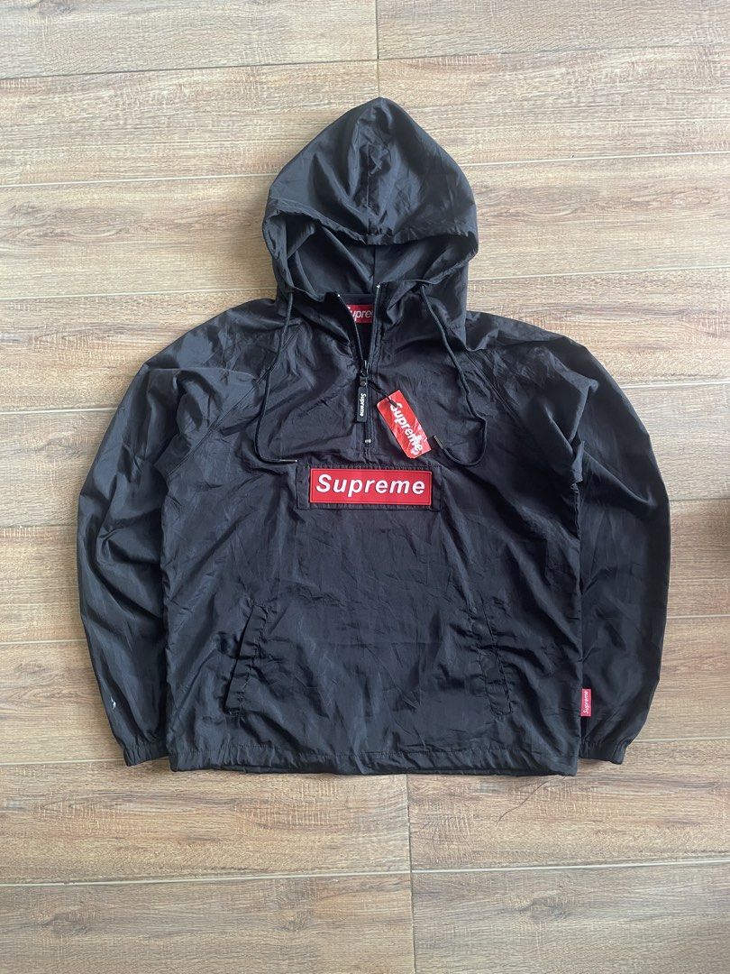SUPREME WINDBREAKER (Category: Coats, Jackets and Outerwear) located in Iloilo. Submitted by cuzta.thrift (Listing ID 1463615609, Image 1). Description: DIMES: 21x25 CONDITION:10/10 COLOR:10/10 ISSUE:NONE.