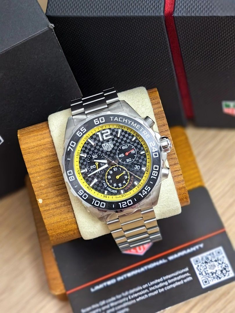 Tag heuer (Category: Luxury Watches) located in Manila. Submitted by teemelvinc (Listing ID 1463609735, Image 3). Description: Tag heuer formula 1 CAZ101AC.BA0842 Quartz 43mm Complete.