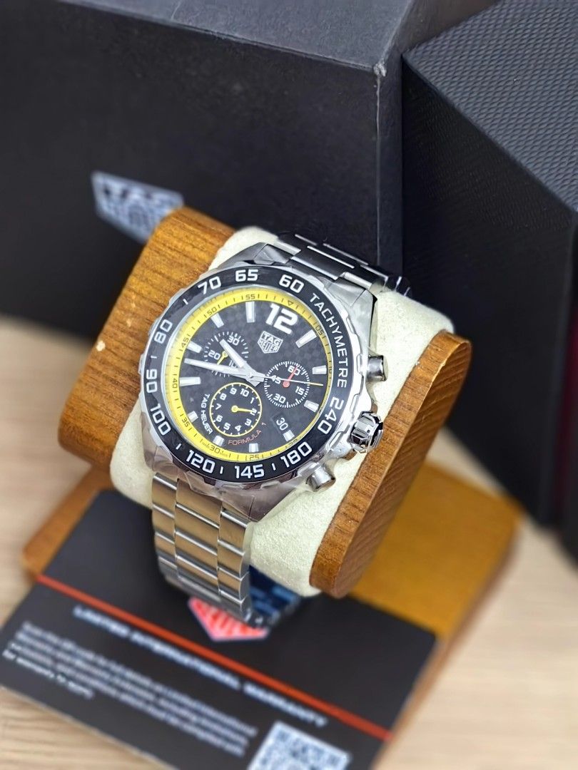 Tag heuer (Category: Luxury Watches) located in Manila. Submitted by teemelvinc (Listing ID 1463609735, Image 1). Description: Tag heuer formula 1 CAZ101AC.BA0842 Quartz 43mm Complete.