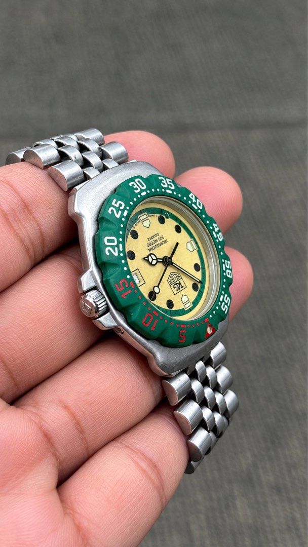 TAG Heuer Formula 1 Classic “Boyscout” Mens (Category: Luxury Watches) located in Caloocan City. Submitted by _alennchan (Listing ID 1463676436, Image 2). Description: TAG Heuer Formula 1 Classic “Boyscout” Mens - Condition: 9.7/10 - No issue/ Mint condition - Up to 8.5 Wrist Size - Case size approx 36mm - Rotating bezzel - Quartz Movement - Comes with replacement box - Money back if provenfake x10 Inclusions: Inner box, Outer Box, Unit, Manuals 