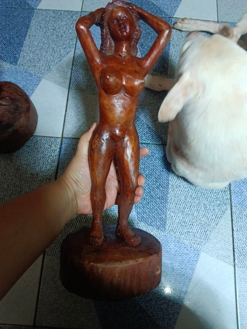 Take All Sculptures Women (Category: Other Home Decor) located in Mandaluyong City. Submitted by theforgottentreasures (Listing ID 1463651300, Image 3). Description: 2800 pesos!!! 📌 Vintage Women Sculpture Take All 16 and 15 inches solid wood what you see is what you get.