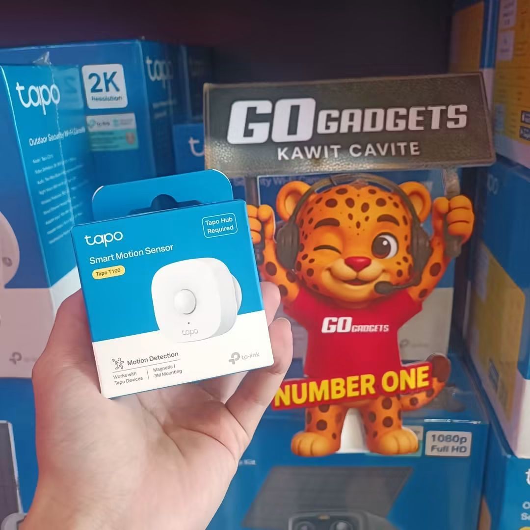 Tapo T100 Smart Motion Sensor TP-Link Motion Detection (Category: Security Systems & CCTV Cameras) located in Caloocan City. Submitted by kentsalvador31 (Listing ID 1463566172, Image 1). Description: TP-Link Tapo T100 Smart Motion Sensor Go Gadgets - Kawit Cavite 💬 Message us now for full specs & recommendations! 🔒 Suitable for: ✔ Homes ✔ Stores ✔ Offices ✔ Warehouses ✔ Small businesses 💳 INSTALLMENT AVAILABLE BDO • BPI • HSBC • Chinabank • Un