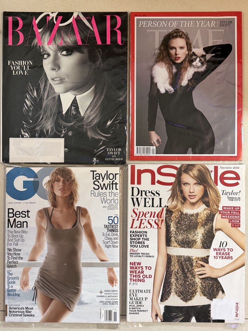 Taylor Swift Magazines bundle (Category: Magazines) located in Pasay City. Submitted by gahaman02 (Listing ID 1463582625, Image 1). Description: good condition. some flaws and creases.