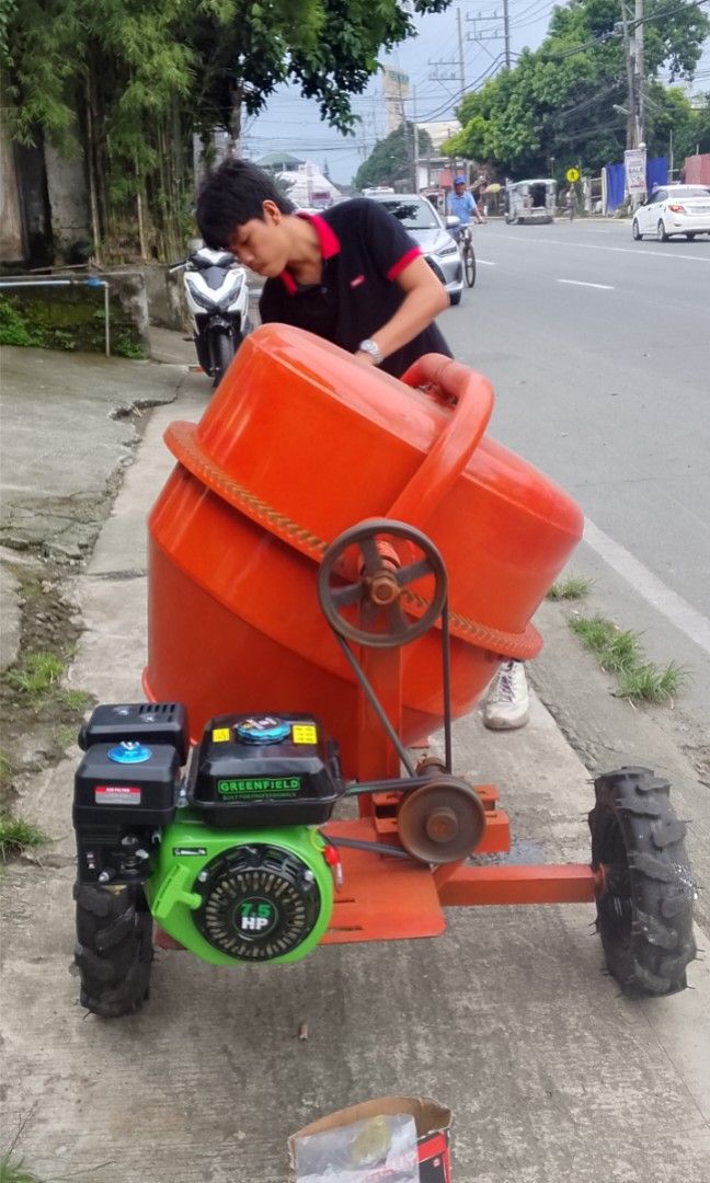 T-Frame one bagger mixer (Category: Announcements) located in Manila. Submitted by mightystone_e27faa (Listing ID 1463567275, Image 1). Description: 📢One-Bagger Cement Mixer Bundles‼️ 🔴T-frame with 7.5 Gas Engine Plus Freebies‼️ Option A. Wheel barrow Option B. Portable Concrete Vibrator Option C. Impact Drill & Angle Grinder Also available in our WE ARE OPEN EVERYDAY‼️ MON – FRI 🕘9:00AM - 🕕6:00PM SAT-🕗 We also deliver via lalamove‼️ For mor