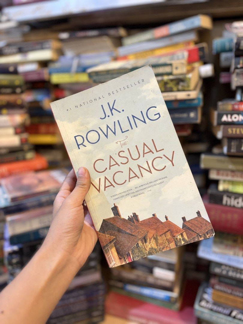 The Casual Vacancy by J.K. Rowling (Category: Storybooks) located in Calamba. Submitted by ealectrice27 (Listing ID 1463707725, Image 1). Description: Mode of Payment: Gcash, PNB, Maribank Mode of Delivery: Jnt, Lbc, Lalamove Meet up/Pick up: Anywhere around Calamba.