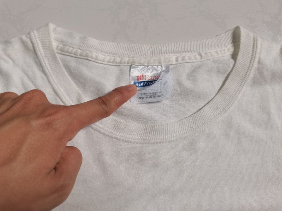 The Forbidden kingdom (Category: Tshirts & Polo Shirts ) located in Navotas City. Submitted by rafthrift (Listing ID 1463579691, Image 3). Description: The forbidden kingdom 23x30 Xl on hanes heavyweight tag Issue:stain,lints.