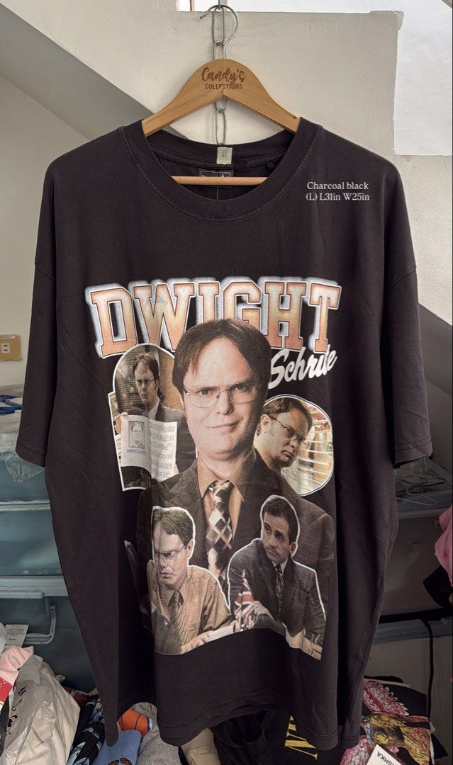 THE OFFICE: Dwight Schrute (Category: Tshirts & Polo Shirts ) located in Cavite. Submitted by handpickedshirts (Listing ID 1463577165, Image 1). Description: New, vintage-style. Large on tag Approx L31in W25in laid flat Actual photos.