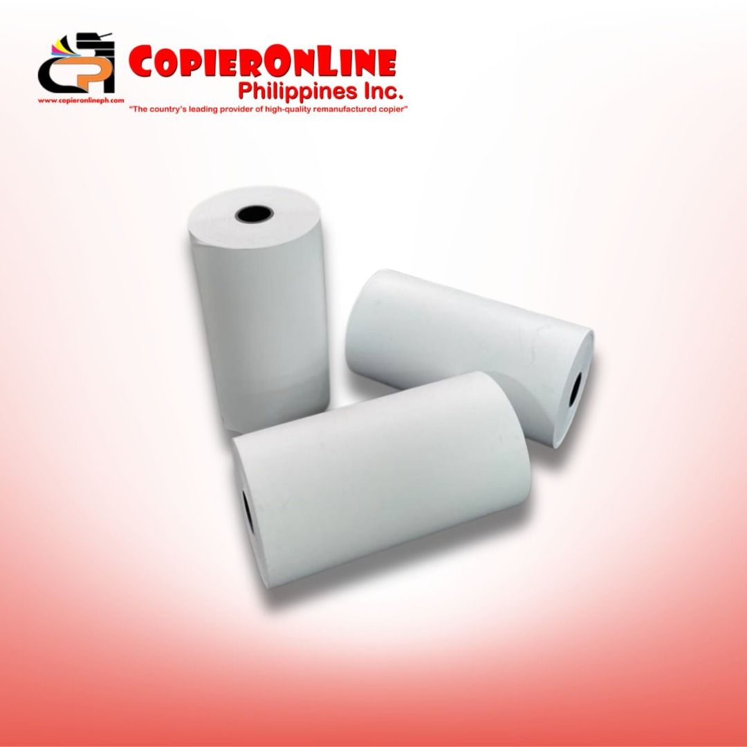 Thermal Paper 110mm x 30m (Category: Printers, Scanners & Copiers) located in Quezon City. Submitted by copieronlineinc (Listing ID 1463665420, Image 1). Description: 📌 Thermal Paper – 110mm x 30m roll ✔️ Clear and readable prints ✔️ Easy to install and replace ✔️ Ideal for business, office, and retail use ✔️₱94 per roll .
