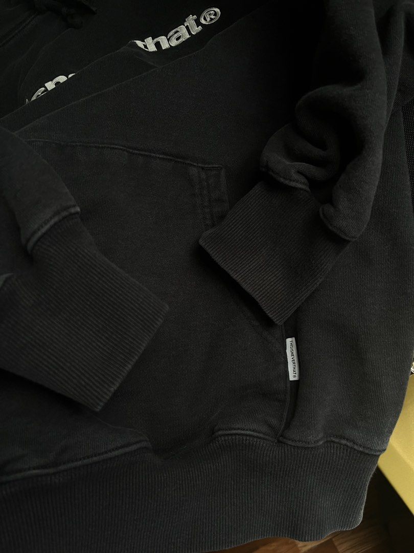 THISISNEVERTHAT HOODIE (Category: Coats, Jackets and Outerwear) located in Cadiz. Submitted by savedfits. (Listing ID 1463622662, Image 3). Description: Thisisneverthat Hoodie In good condition, No Issue Tight Ribbings Length - 22 Width- 27 Negotiable for sure buyers! .