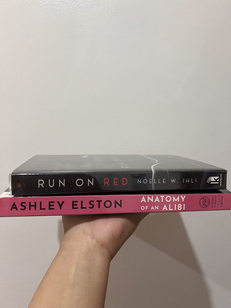 Thriller Books (BookTok) (Category: Storybooks) located in Paranaque City. Submitted by prelovedbyshi_ (Listing ID 1463712656, Image 1). Description: • Anatomy of an alibi - ₱800 • Run on red - ₱700 Take all for ₱1,300 - all in pristine condition RFS: making space for my new books 🥹 MOD: JNT/GGX/LALAMOVE MOP: GCASH/BANK 📍Parañaque City.