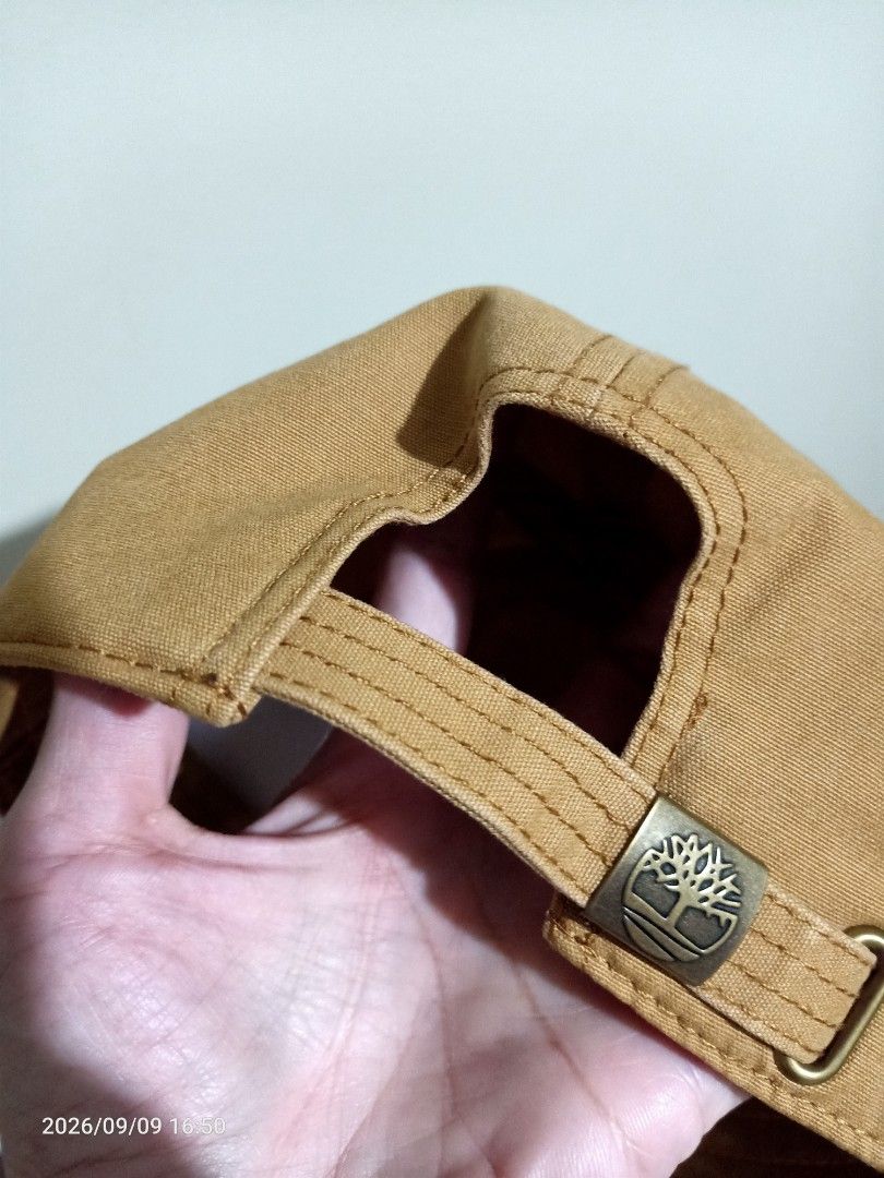 Timberland Cap/Hat (Category: Caps & Hats) located in Las Pinas. Submitted by OmengSoyT (Listing ID 1463685051, Image 2). Description: - Authentic Timberland cap - Embroidered logo on the front - Adjustable strap with embossed logo metal buckle at the back - Made of 100% cotton - Ideal for everyday wear.