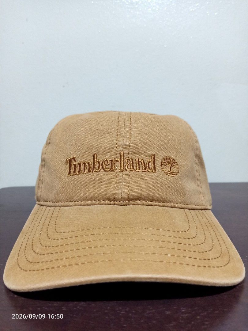 Timberland Cap/Hat (Category: Caps & Hats) located in Las Pinas. Submitted by OmengSoyT (Listing ID 1463685051, Image 1). Description: - Authentic Timberland cap - Embroidered logo on the front - Adjustable strap with embossed logo metal buckle at the back - Made of 100% cotton - Ideal for everyday wear.