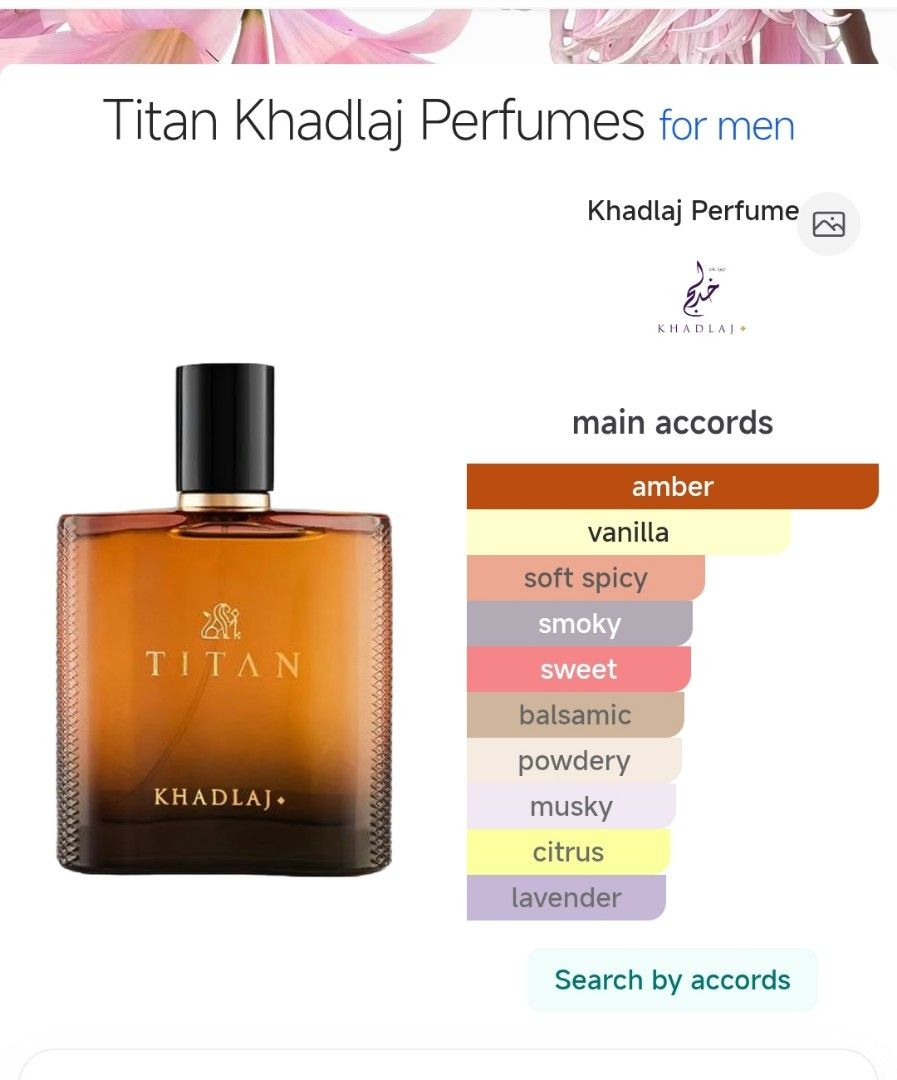 Titan by Khadlaj (Category: Fragrance & Deodorants) located in Malabon City. Submitted by loveatfirst (Listing ID 1463689306, Image 2). Description: FOR SALE TITAN BY KHADLAJ AROUND 60-65ML/100ML JUICE LEVEL WITH BOX ARMANI SWY PARFUM DUPE PRICE 750 ONLY LOC MALABON.