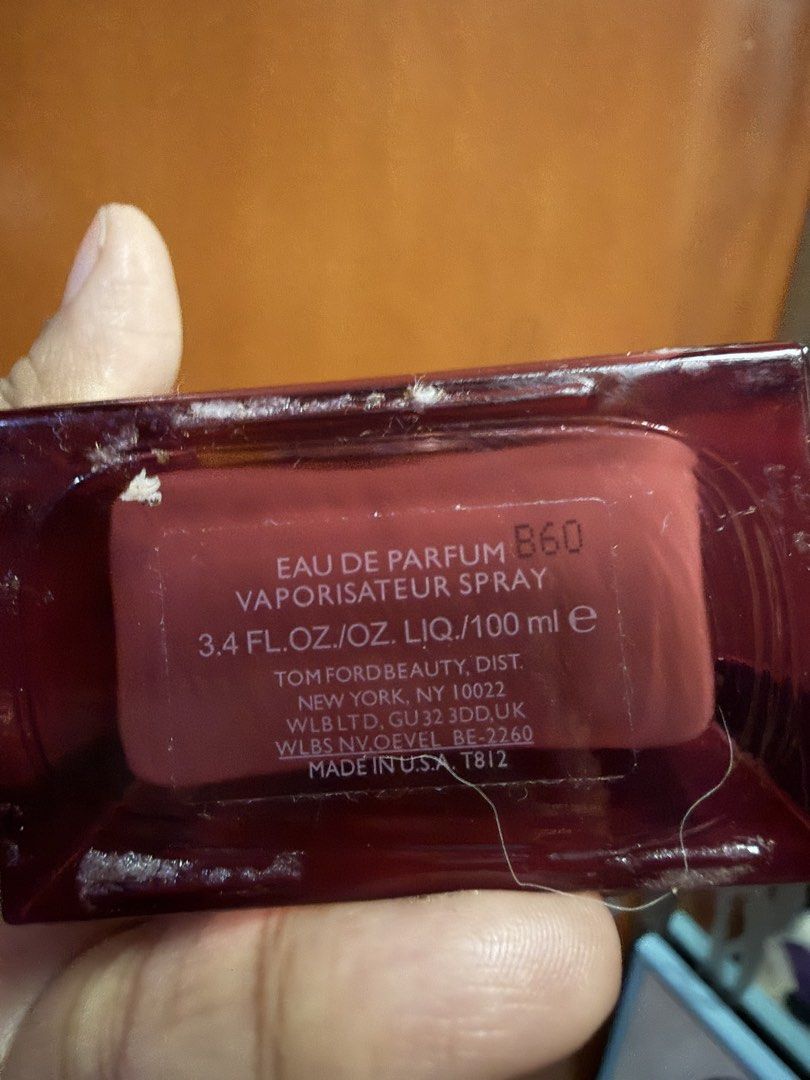 T%m F%rd Lost Cherry Eau de Parfum 100ml - Inspired (Category: Fragrance & Deodorants) located in Pasig City. Submitted by aprilluxcloset0812 (Listing ID 1463709247, Image 3). Description: - Tom Ford Lost Cherry Eau de Parfum (95% FULL) - 100ml bottle - Vaporisateur spray - Made in USA - Note: Minor scuffs on the bottom label RFS: decluttering EVERYTHING MUST GO‼️Just make a reasonable offer ❤️ All items ON HAND, handled with love, ready to ship!
