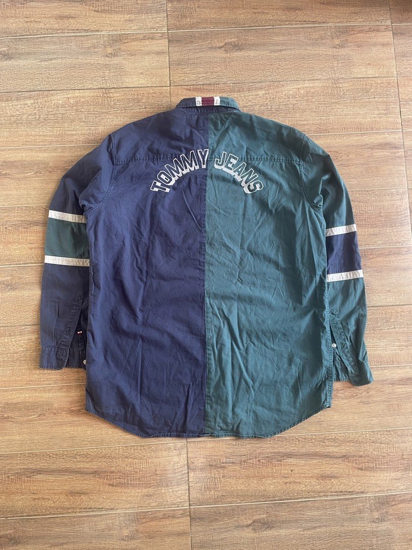 TOMMY HILFIGER 2 TONE JACKET (Category: Coats, Jackets and Outerwear) located in Iloilo. Submitted by cuzta.thrift (Listing ID 1463611291, Image 1). Description: DIMES: 24x31 CONDITION:10/10 COLOR:10/10 ISSUE:NONE.