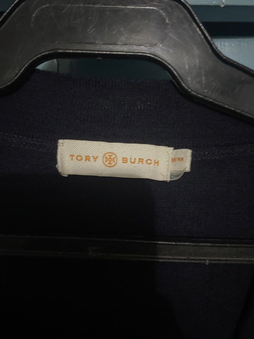 TORY BURCH V Neck Ladies Cardigan (Category: Coats, Jackets and Outerwear) located in Quezon City. Submitted by elmiras_closet (Listing ID 1463635678, Image 3). Description: very good condition no glaws or issue conplete buttons 100 % merino wool .