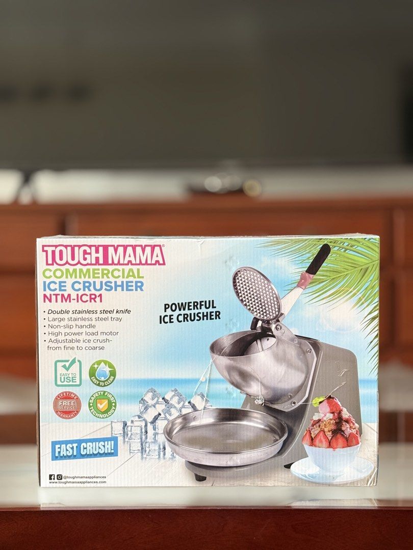 TOUGH MAMA ICE-CRUSHER (Category: Juicers, Blenders & Grinders) located in Makati City. Submitted by TZ.Collections (Listing ID 1463590198, Image 2). Description: -BRAND-NEW -SLIGHTLY NEGOTIABLE -FREE SHIPPING WITHIN MAKATI.