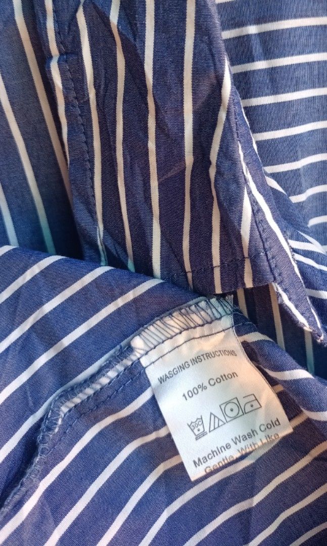 Trend stripe longsleeve (Category: Others Tops) located in Davao. Submitted by kannikasok1987 (Listing ID 1463693978, Image 3). Description: medium frame 100% cotton good as new.