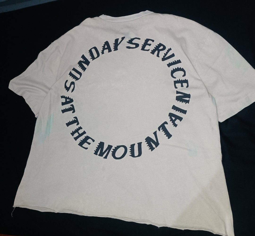 TRUST GOD Sunday Service (Category: Tshirts & Polo Shirts ) located in Malasiqui. Submitted by jom_mc.thrift (Listing ID 1463662860, Image 2). Description: XL crop dimension w:24 L:26 issue: green stainp.