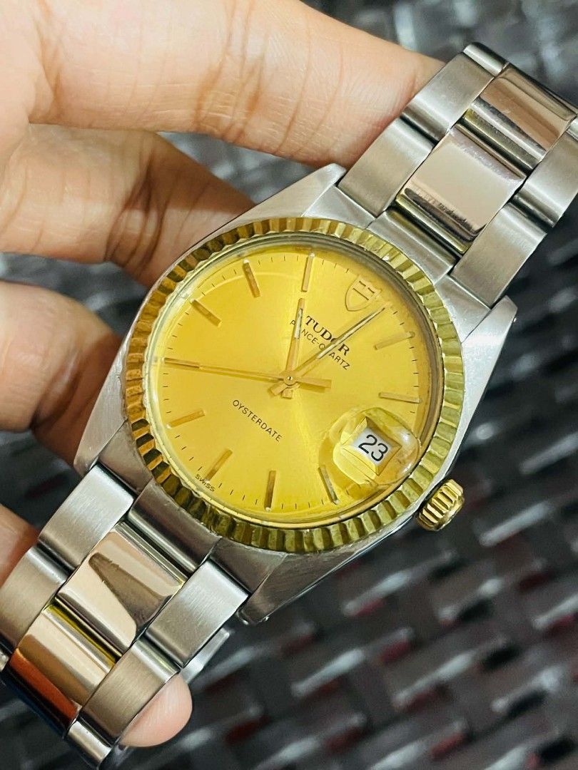 Tudor Prince Quartz Oysterdate 34mm (Category: Luxury Watches) located in Manila. Submitted by august.2 (Listing ID 1463706459, Image 2). Description: Tudor Prince Quartz Oysterdate 34mm size Fits 7" wrist or smaller Keeps time Watch only!!.