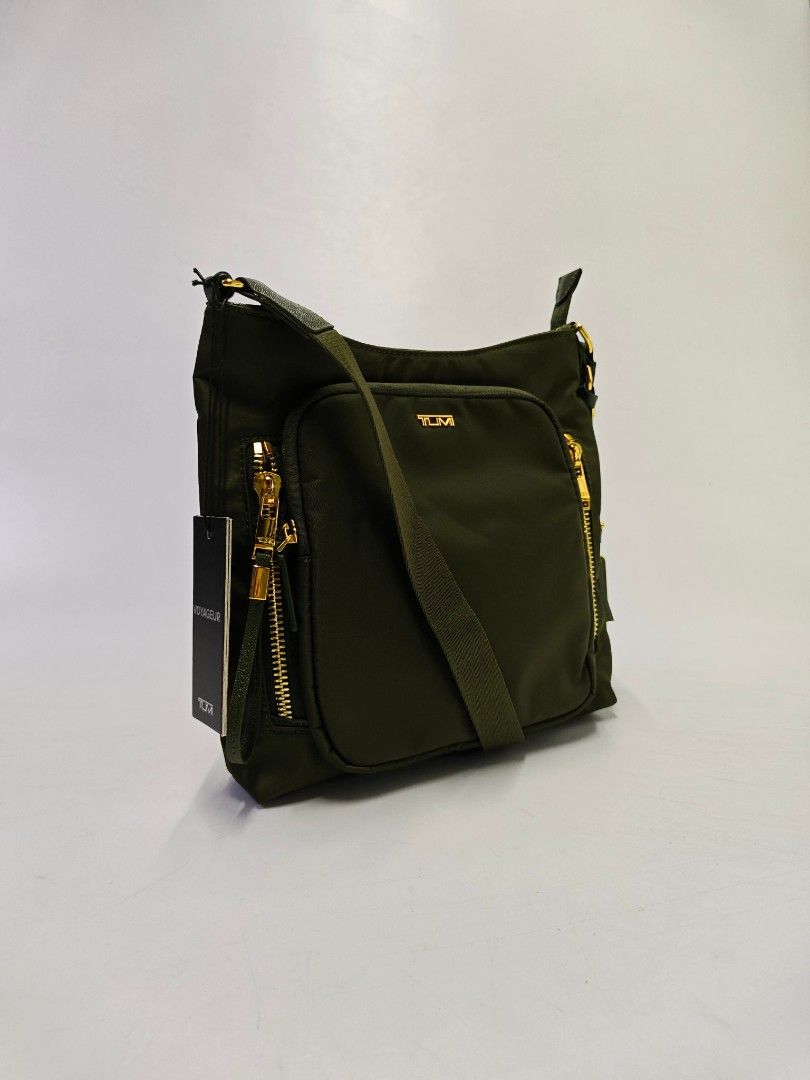 TUMI tyler crossbody bag adjustable strap army green (Category: Cross-body Bags) located in Caloocan City. Submitted by charlie2.0 (Listing ID 1463572689, Image 3). Description: .