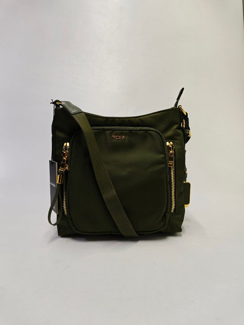 TUMI tyler crossbody bag adjustable strap army green (Category: Cross-body Bags) located in Caloocan City. Submitted by charlie2.0 (Listing ID 1463572689, Image 2). Description: .