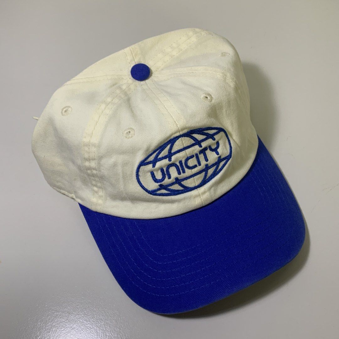Unicity worldwide two tone hat (Category: Caps & Hats) located in Pasig City. Submitted by paymelikelandlord (Listing ID 1463704384, Image 2). Description: SALE SALE Unicity worldwide two tone hat NEW AND AUTHENTIC BASEBALL DADHAT Royal blue under brim 1150 Dm us to purchase .
